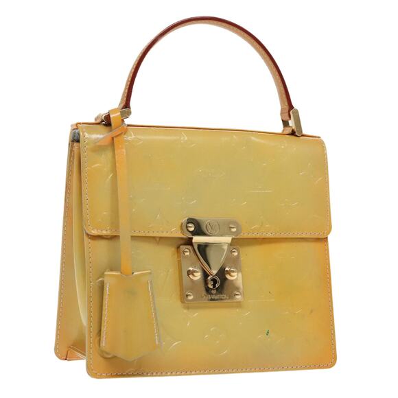 LOUIS VUITTON Monogram Vernis Spring Street Hand Bag Gris M91029 - Picture 1 of 16